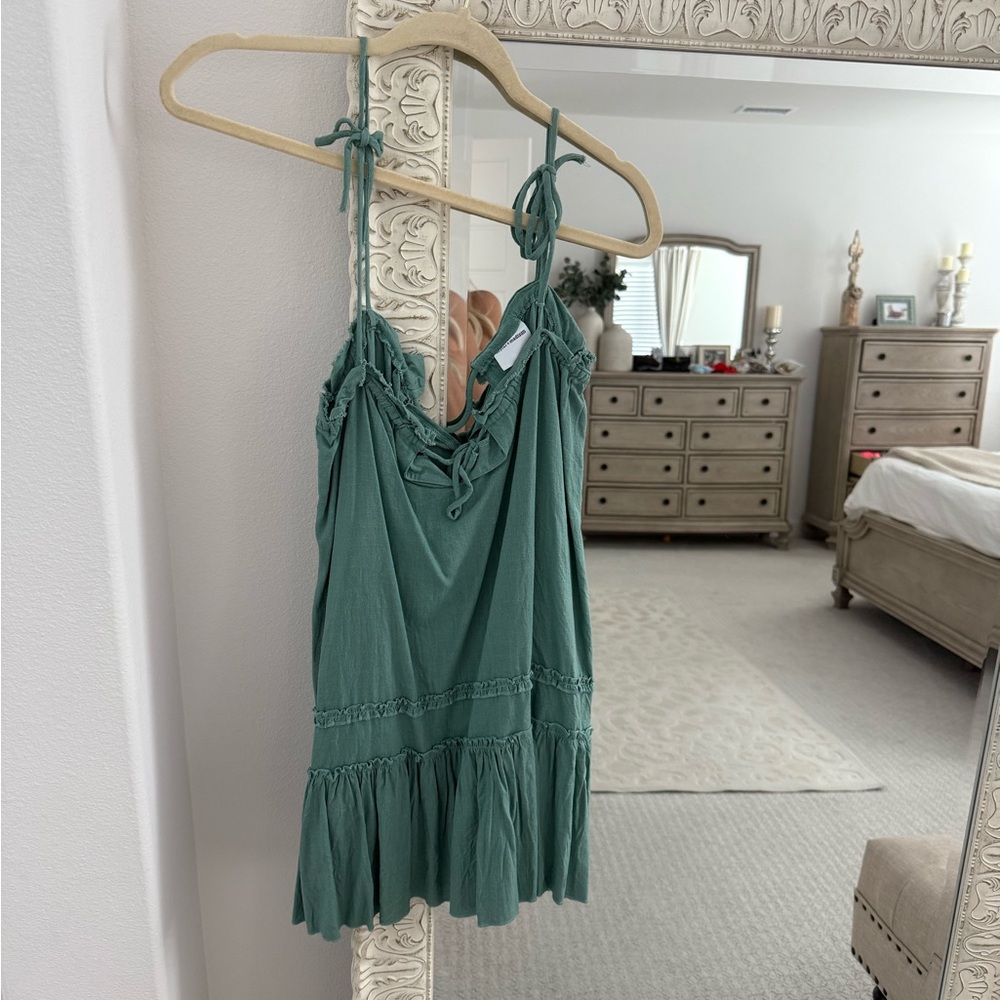 Skylar + Madison Teal Camisole Dress